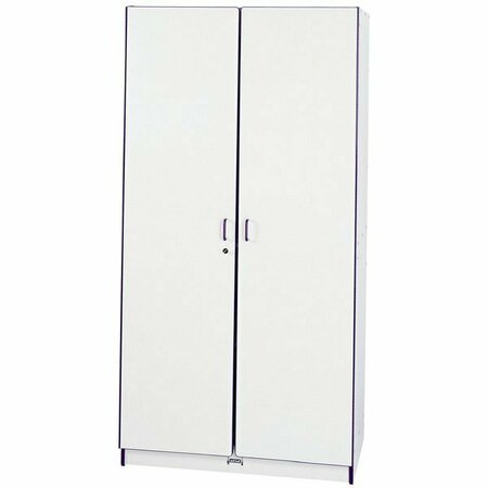 RAINBOW ACCENTS Purple TRUEdge Freckled-Gray Laminate Closet 5950JC004: 36'' x 24'' x 72''. 5315950004